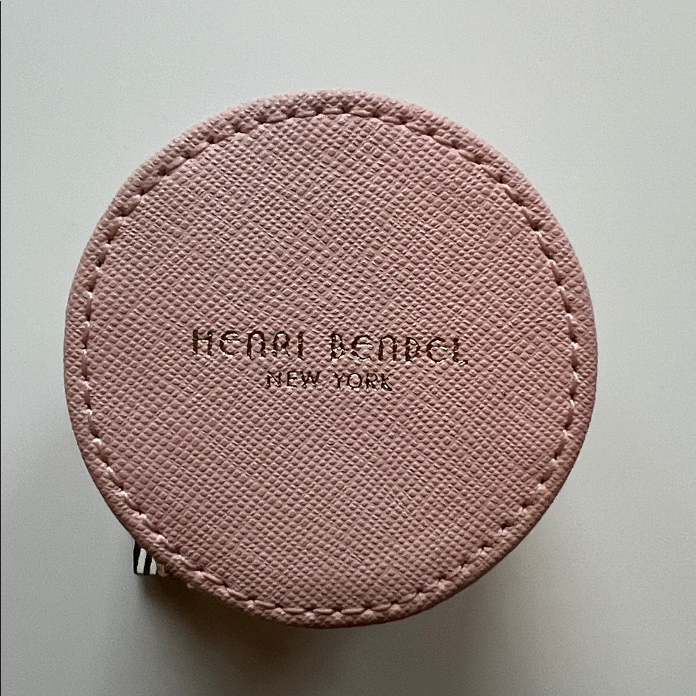 Henri Bendel Pink Leather Jewelry Ring Box Holder - Picture 4 of 9